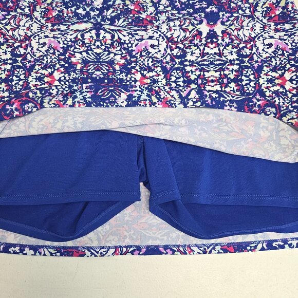 Tranquility By Colorado Clothing Womens Blue Patterned Skort Size M Polyester/Sp - Picture 3 of 7